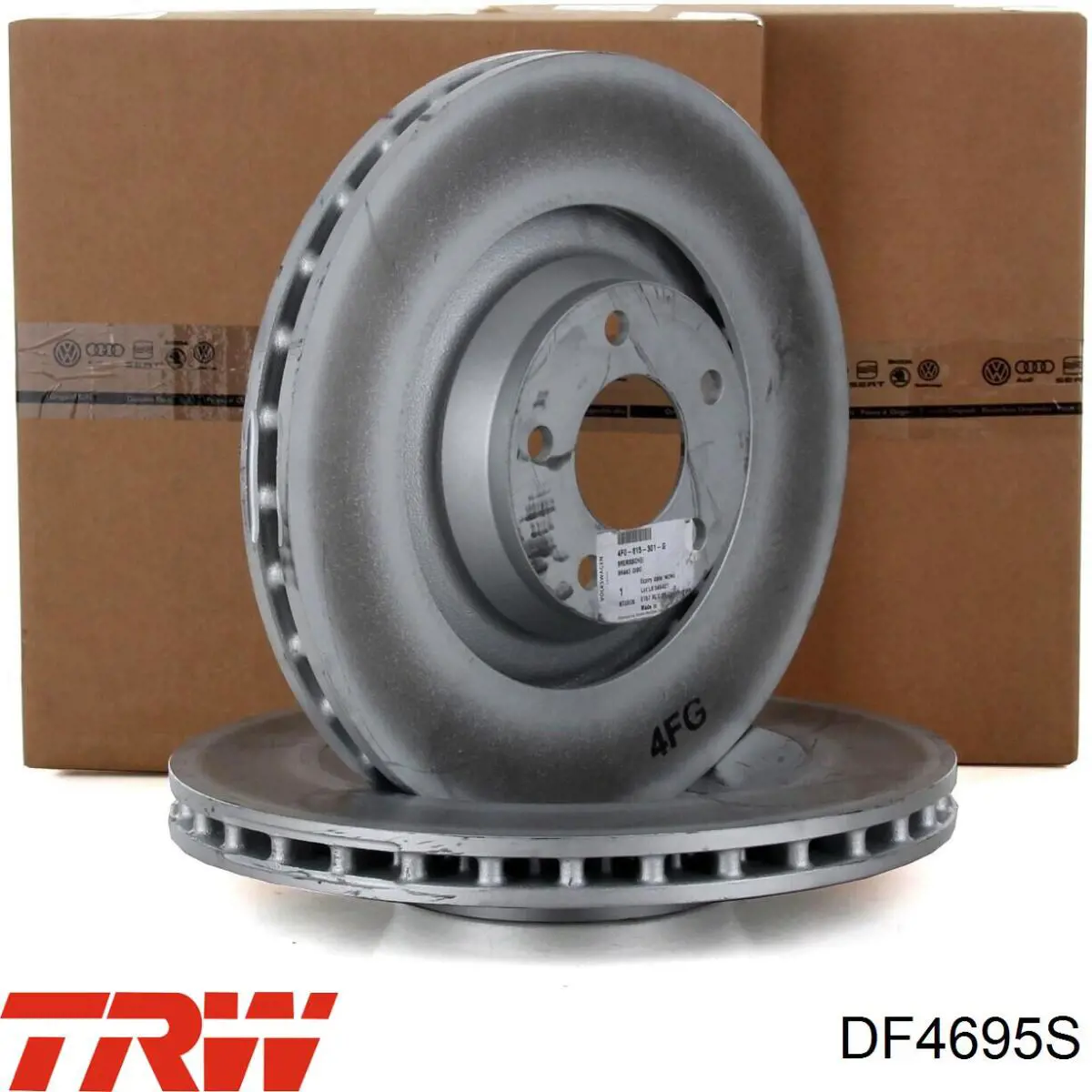 Disco de freno delantero TRW DF4695S