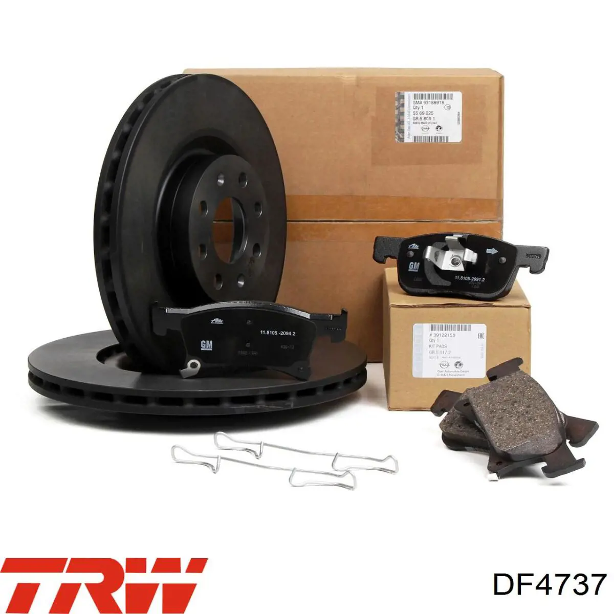 Disco de freno DF4737 TRW