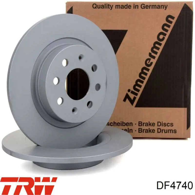 Frenos traseros TRW DF4740