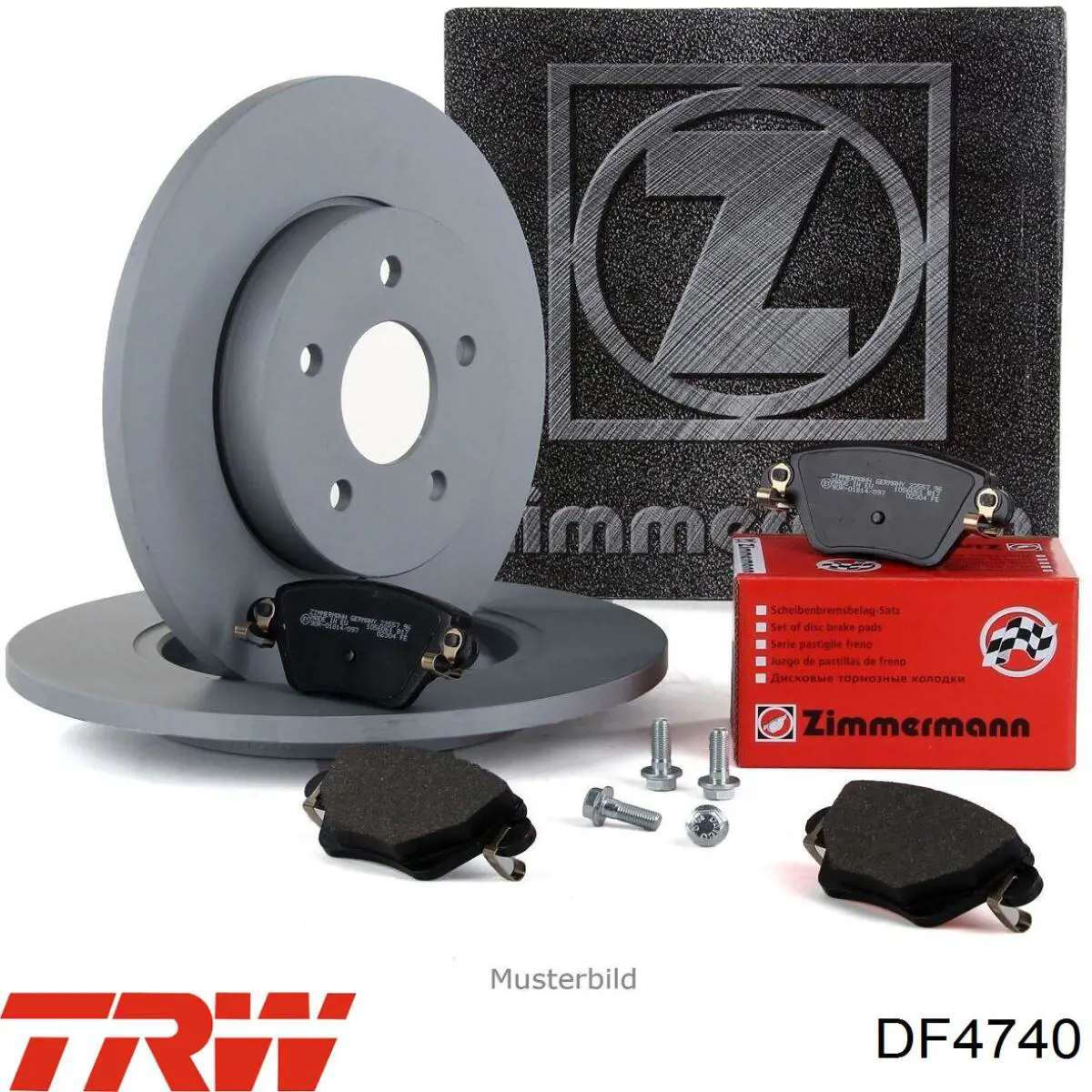 DF4740 TRW Freno de disco trasero