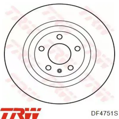 Comprar DF4751S TRW Freno de disco delantero