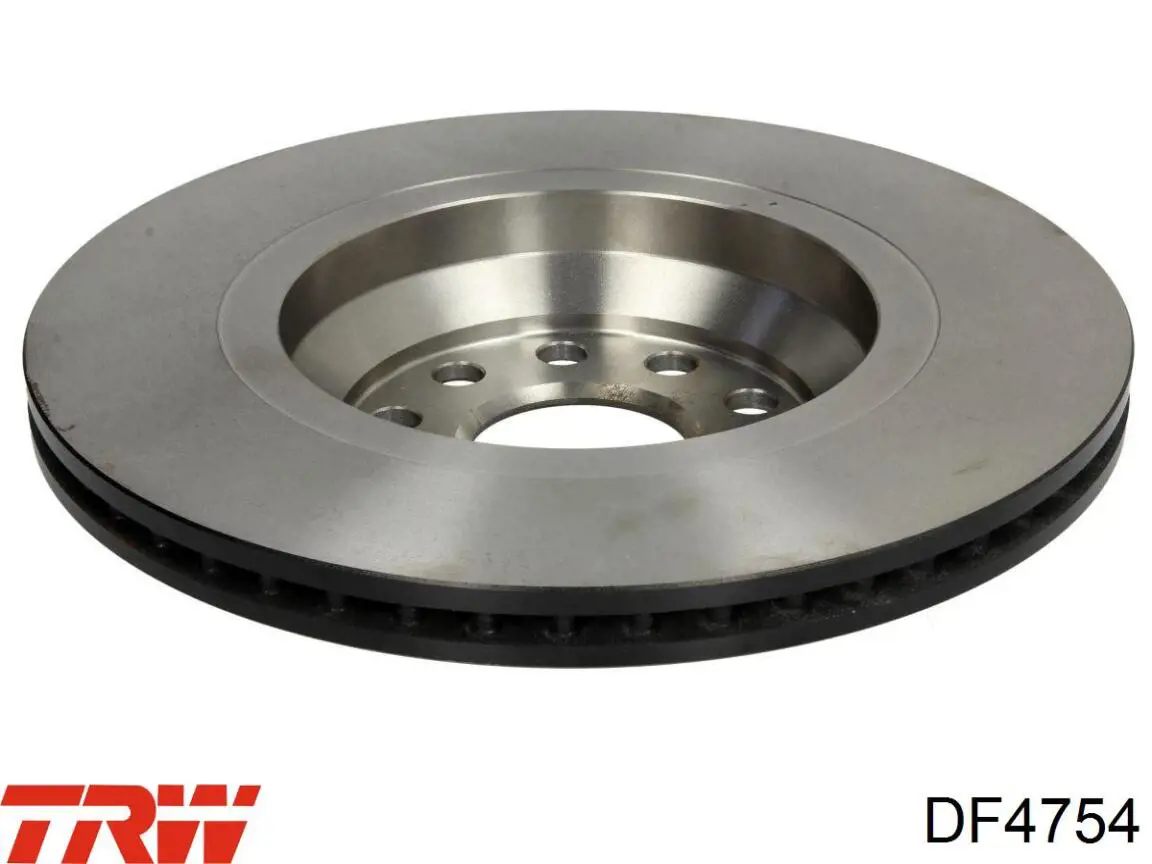 Disco de freno trasero DF4754 TRW