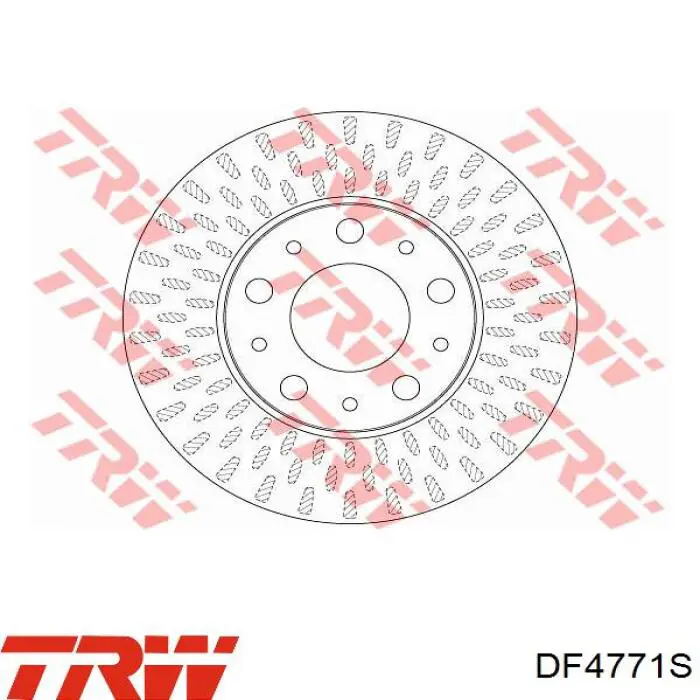 DF4771S TRW freno de disco delantero