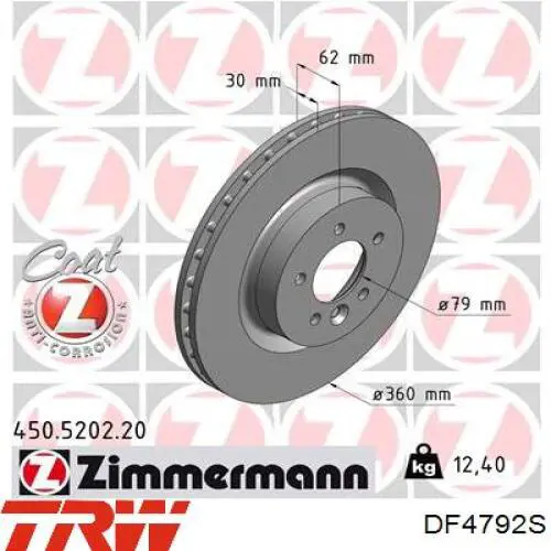 QD3524 Quaro freno de disco delantero