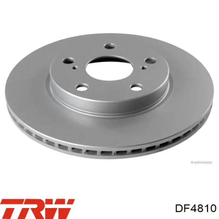 Disco de freno DF4810 TRW