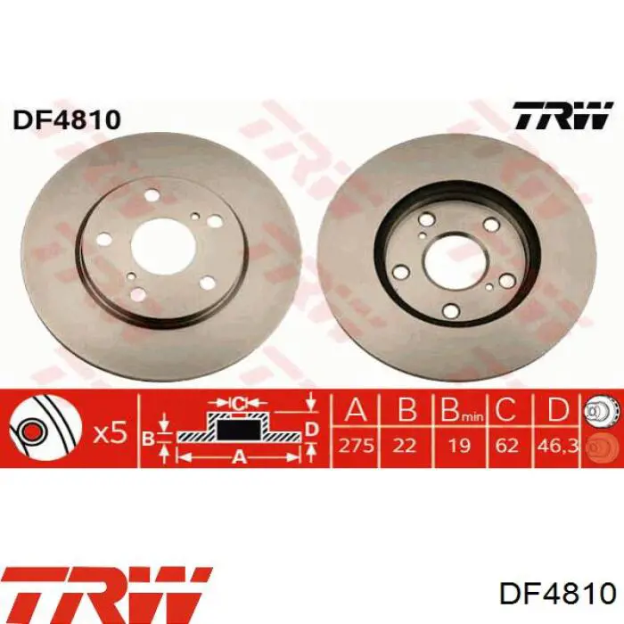 DF4810 TRW Discos