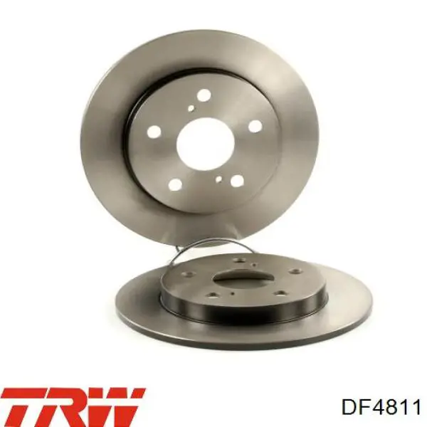 Comprar DF4811 TRW Disco de freno trasero