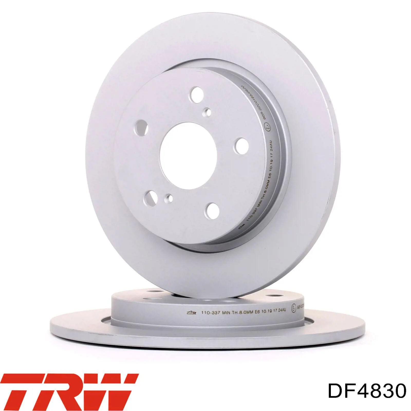 Disco de freno trasero Toyota Auris E15