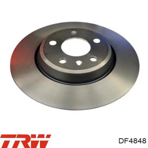 Comprar DF4848 TRW Disco de freno trasero