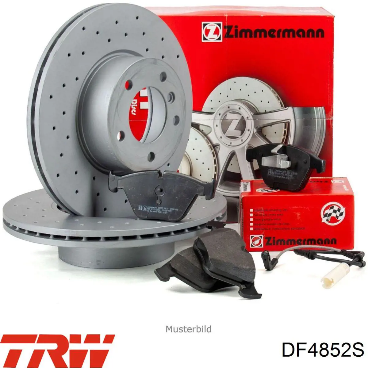 Disco de freno DF4852S TRW