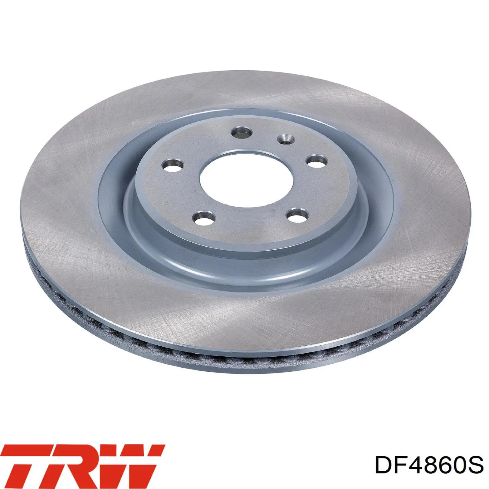 Disco de freno trasero DF4860S TRW