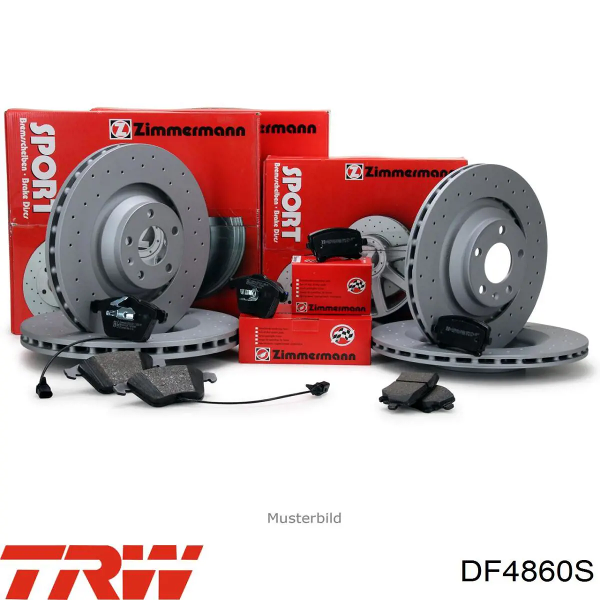 Comprar DF4860S TRW Disco de freno trasero