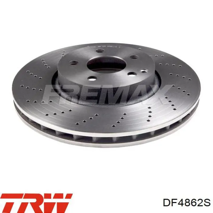 Disco de freno DF4862S TRW