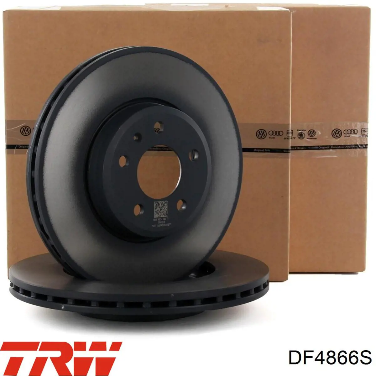 Disco de freno delantero TRW DF4866S