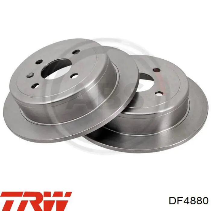 Comprar DF4880 TRW Disco de freno trasero