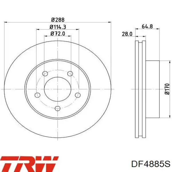 Frenos delanteros Japan Parts DI991C precio, desde 56,07 EUR