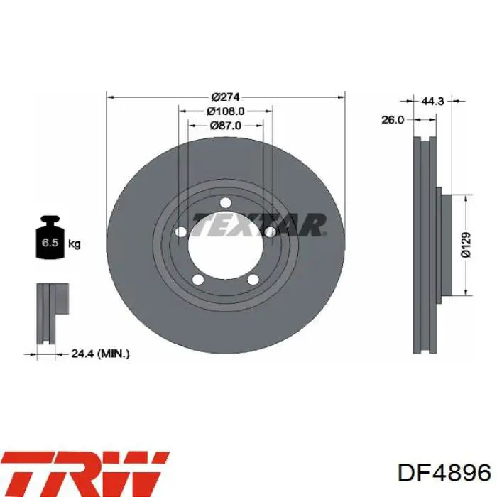 Comprar DIH14C Japan Parts Freno de disco delantero