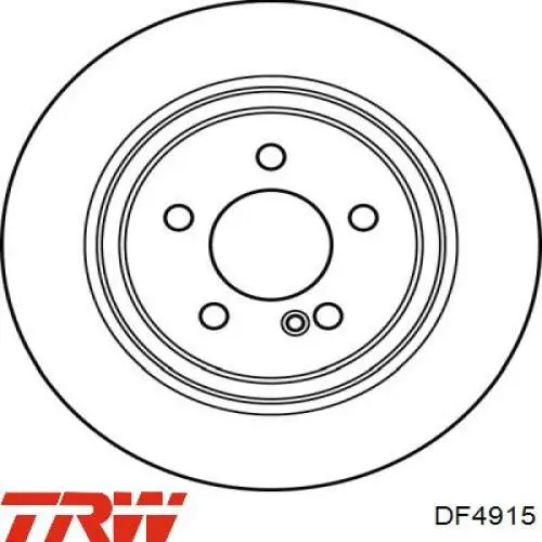 A2304231412 Mercedes disco de freno trasero