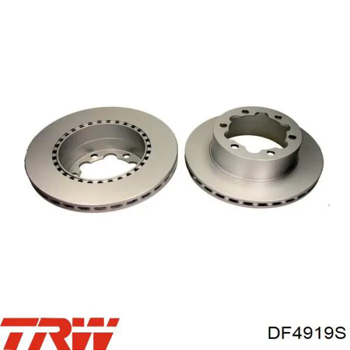 Comprar DF4919S TRW Disco de freno trasero