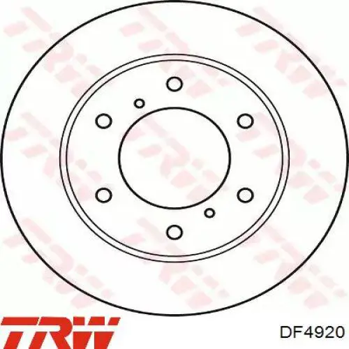 Comprar DF6735 TRW Freno de disco delantero