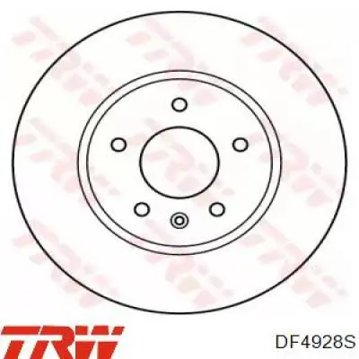 Frenos delanteros TRW DF4928S precio, desde 47,60 EUR