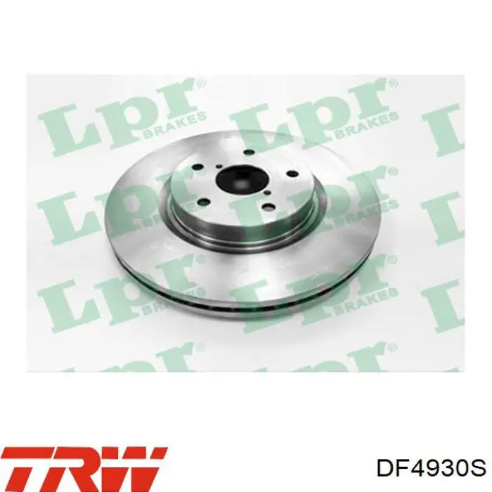 Disco de freno delantero TRW DF4930S
