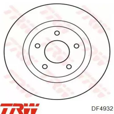 Comprar DF4932 TRW Freno de disco delantero