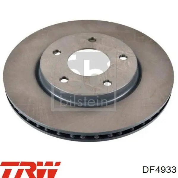 Disco de freno DF4933 TRW