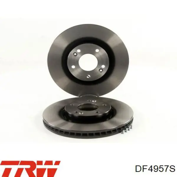 Frenos delanteros TRW DF4957S precio, desde 47,89 EUR