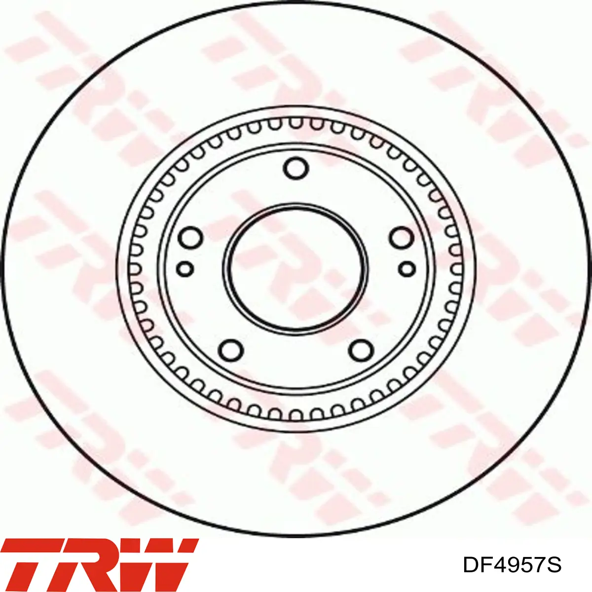 Frenos delanteros TRW DF4957S precio, desde 47,89 EUR