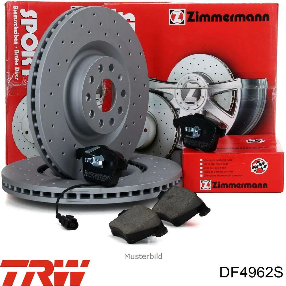 Comprar DF4962S TRW Freno de disco delantero