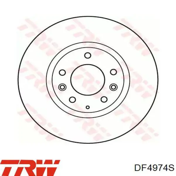 DF4974S TRW freno de disco delantero