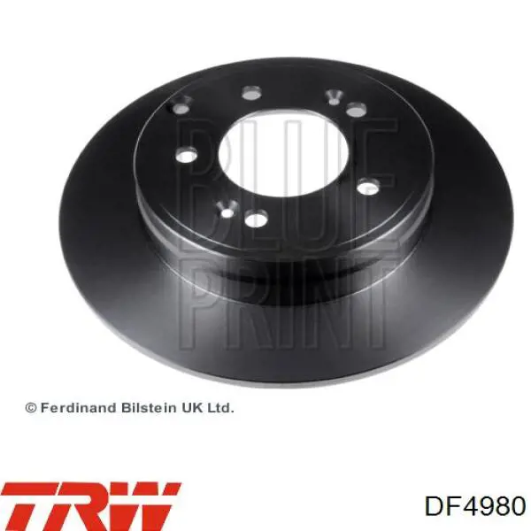 Comprar DF4980 TRW Disco de freno trasero