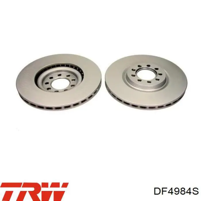 Disco de freno DF4984S TRW