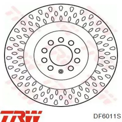 DDF1985C Ferodo freno de disco delantero