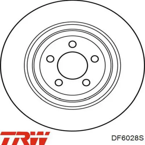 04779438AA Chrysler disco de freno trasero