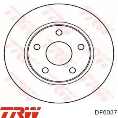 Comprar DF6037 TRW Freno de disco delantero