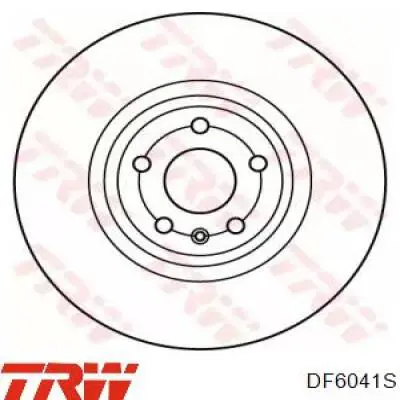 Disco de freno DF6041S TRW