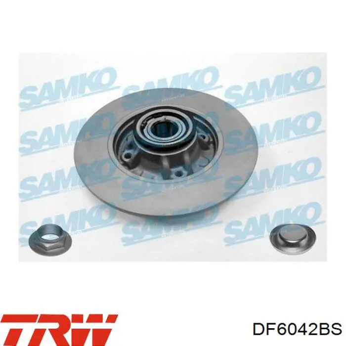 Comprar DF6042BS TRW Disco de freno trasero