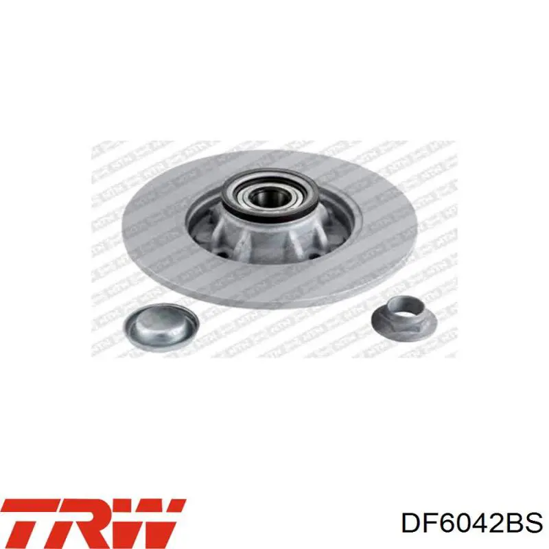 DDF1695-1 Ferodo disco de freno trasero