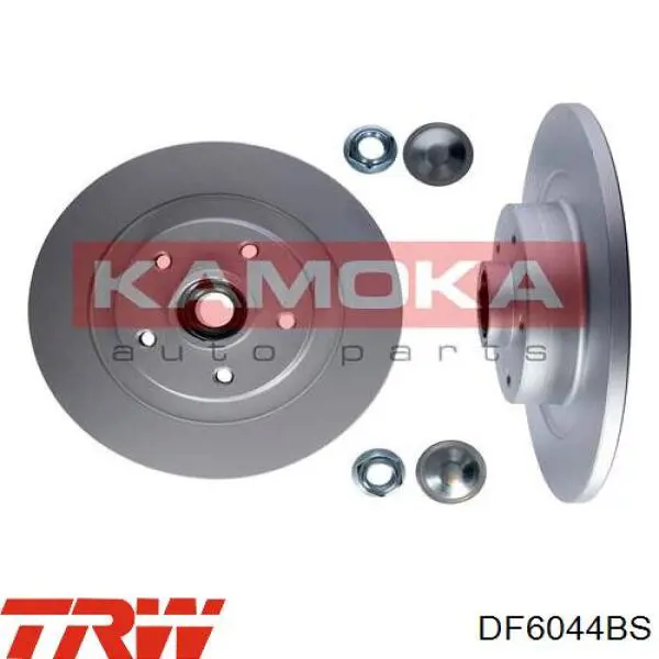 Frenos traseros TRW DF6044BS
