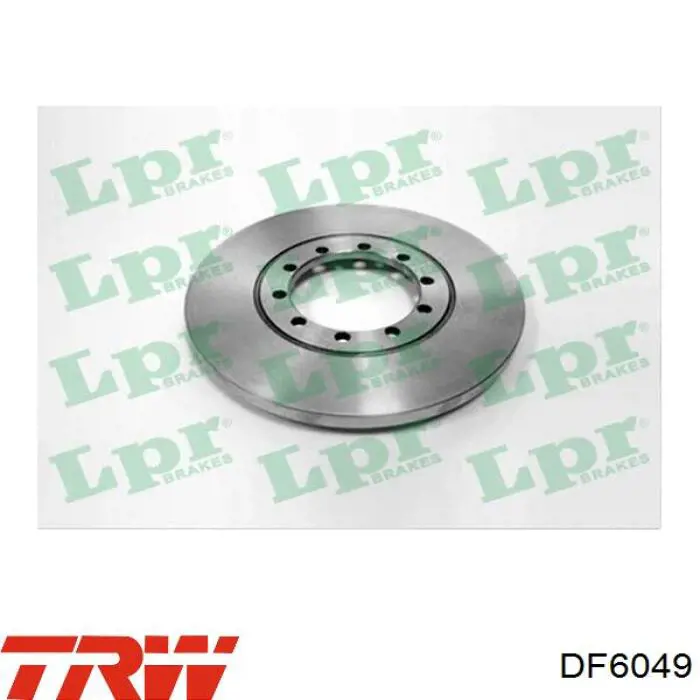 Comprar DF6049 TRW Disco de freno trasero