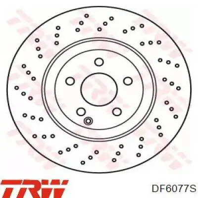 Disco de freno DF6077S TRW