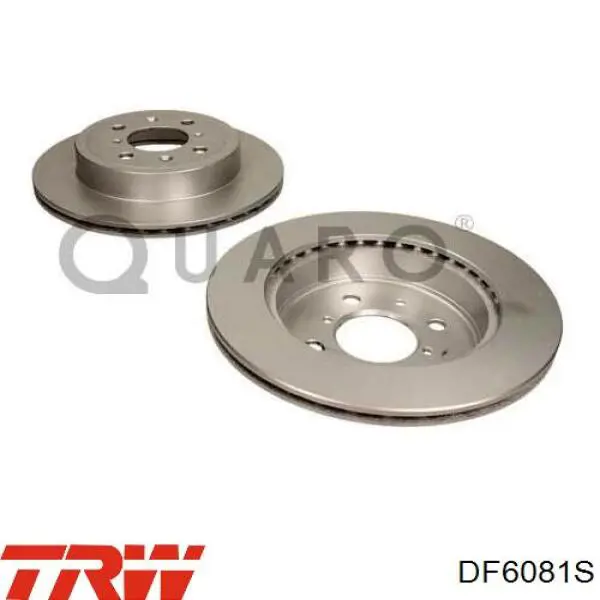 Frenos delanteros TRW DF6081S precio, desde 57,70 EUR