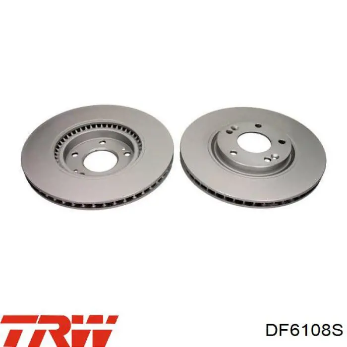 Disco de freno delantero TRW DF6108S