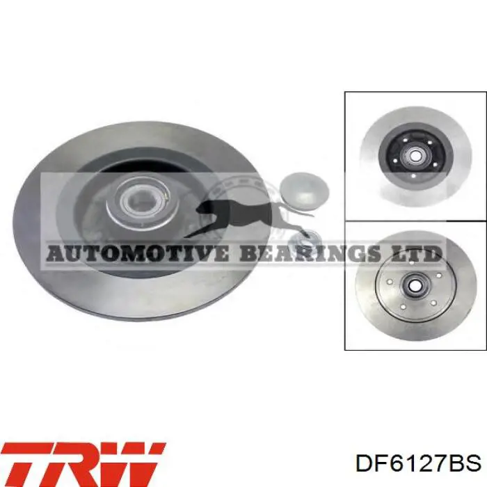Frenos traseros TRW DF6127BS