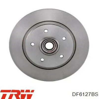 Disco de freno trasero TRW DF6127BS precio, desde 76,92 EUR