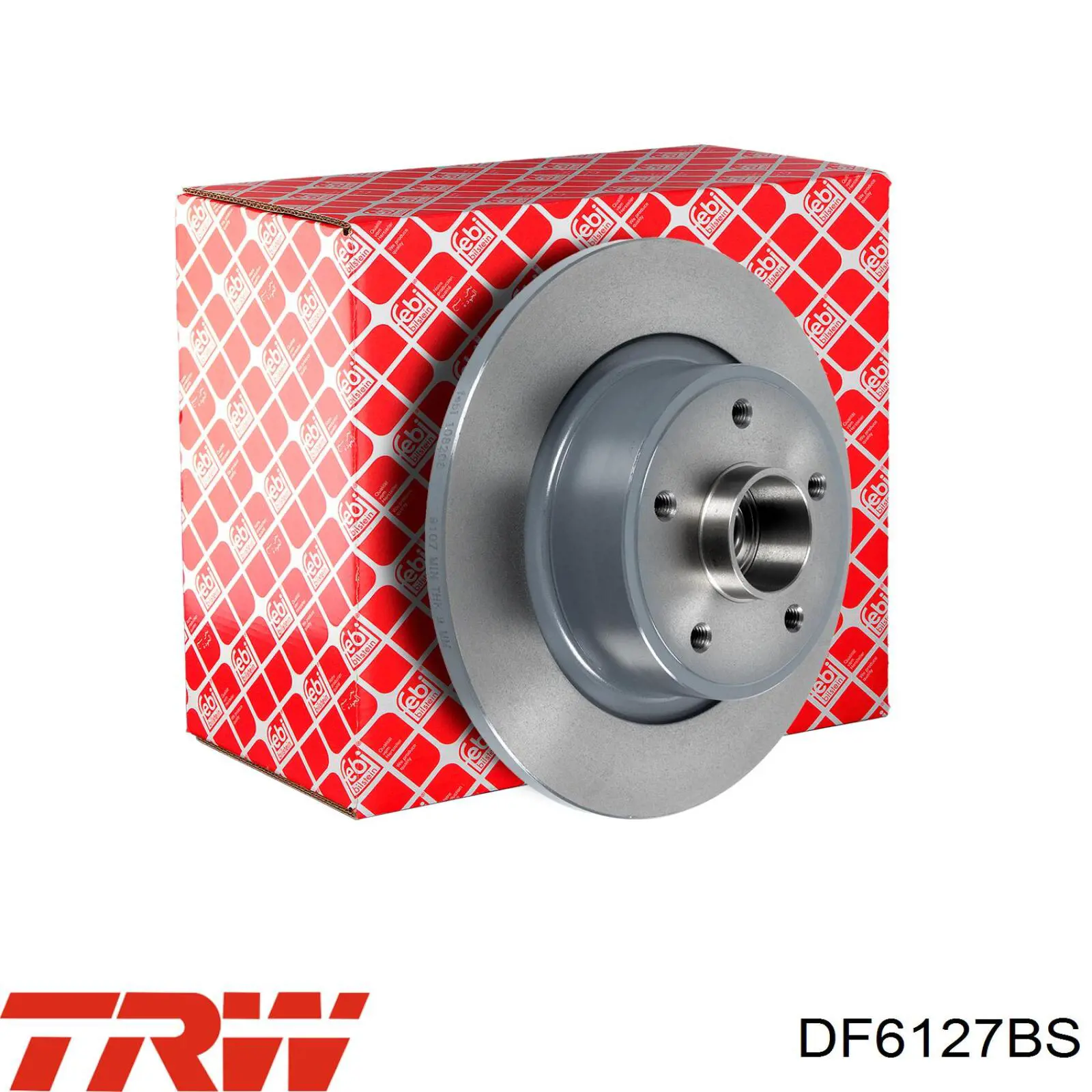 DF6127BS TRW Freno de disco trasero