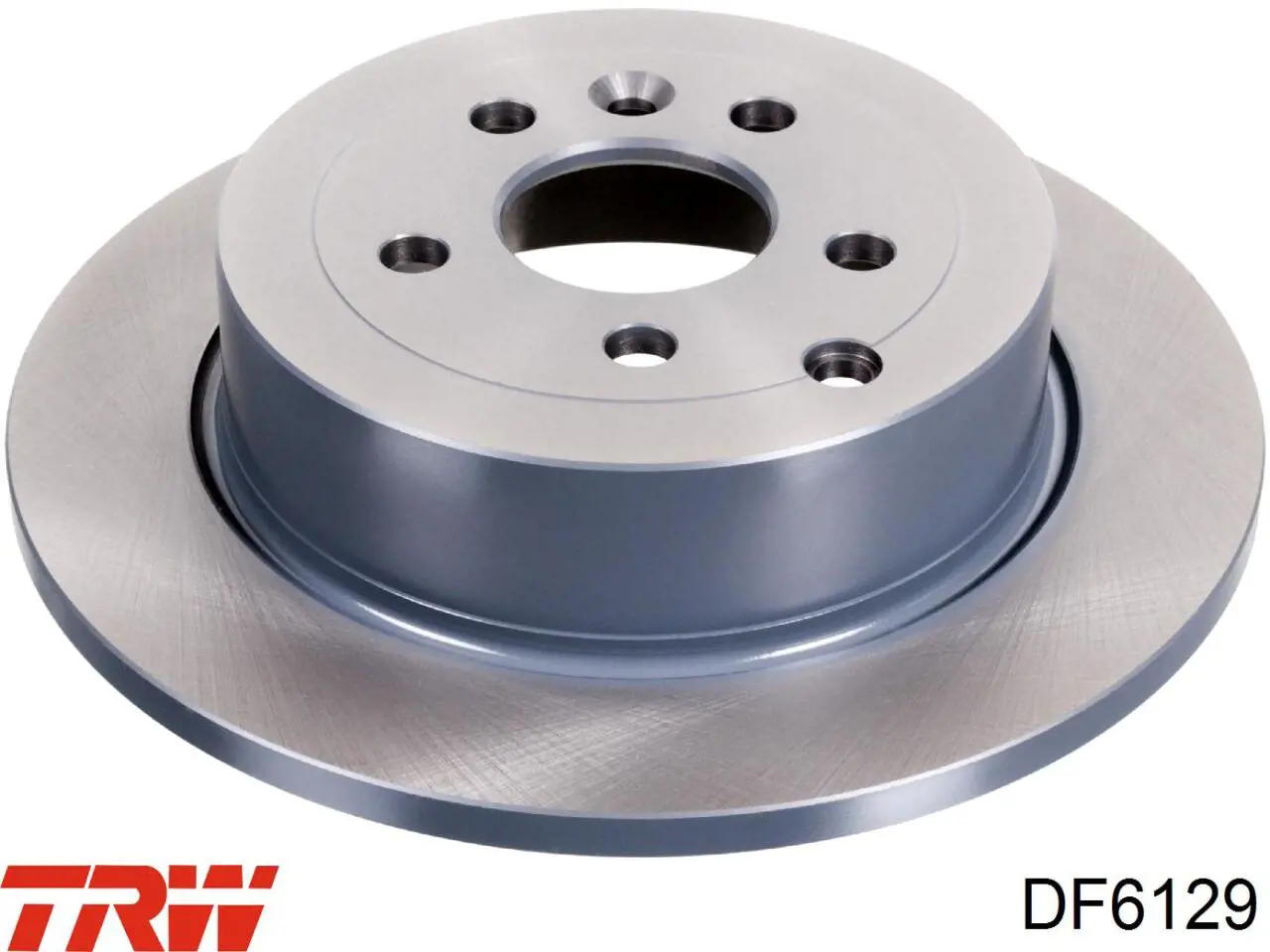 Disco de freno trasero DF6129 TRW