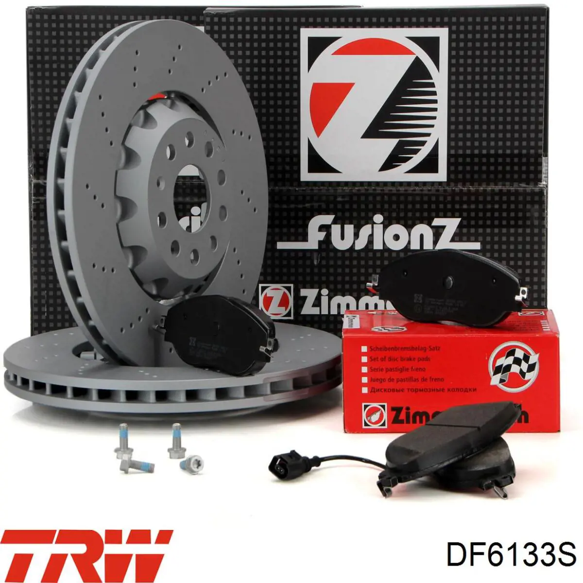 Disco de freno delantero TRW DF6133S
